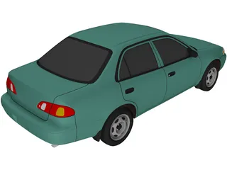 Toyota Corolla (1999) 3D Model