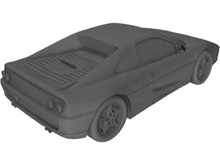 Ferrari F355 Coupe (1995) 3D Model