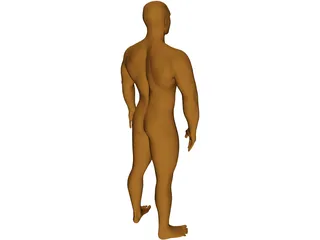 Muscle Man 3D Model