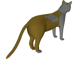 Cat 3D Model