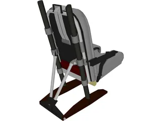 Pilot Seat 3D Model