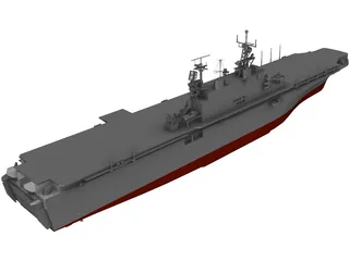 LHA-2 Saipan 3D Model