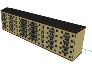 Building Apartment 3D Model