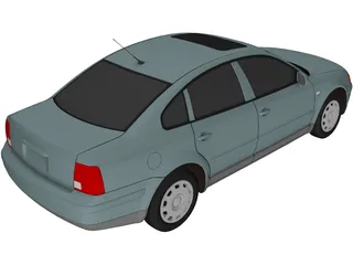 Volkswagen Passat (1999) 3D Model