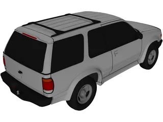 Ford Explorer Sport (1996) 3D Model