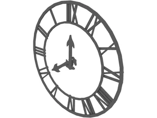 Clock 3D Model