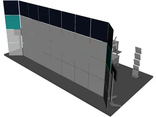 Trade Show Booth  3D Model