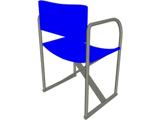 Chair Folding 3D Model