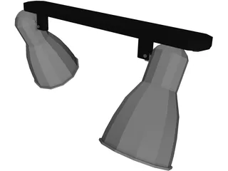 Lights Track 3D Model