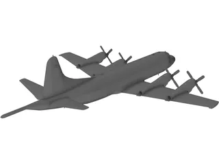 Lockheed P-3C Orion 3D Model