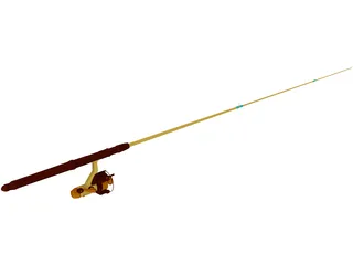 Fishing Pole 3D Model