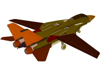 F-14D Tomcat 3D Model