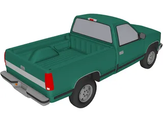 Chevrolet Full-Size Pickup (1994) 3D Model