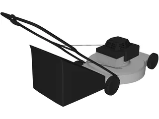 Lawn Mower 3D Model
