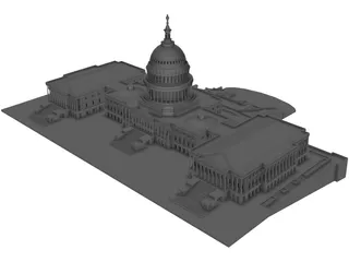 US Capitol Building 3D Model