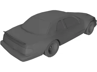 Ford Thunderbird Stock Car (1987) 3D Model