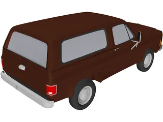 Chevrolet Blazer (1977) 3D Model