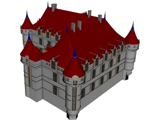 Castle French 3D Model