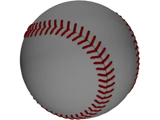 Baseball 3D Model