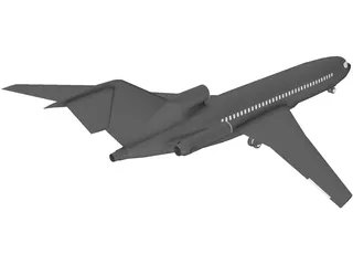 Boeing 727-200 3D Model