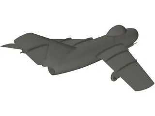 MiG-15 3D Model