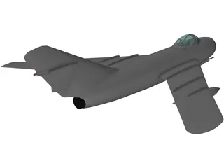 MiG-17 3D Model