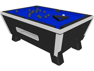 Pool Table 3D Model