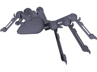 Robot Spider 3D Model