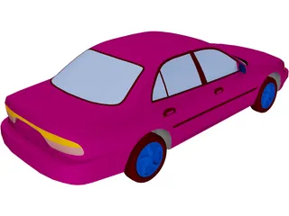 Mitsubishi Galant 3D Model