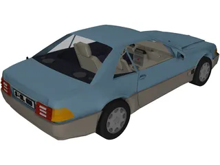 Mercedes-Benz 600 SL 3D Model