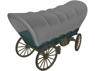 Conestoga Coach 3D Model