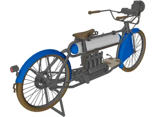 Henderson Model A (1912) 3D Model