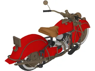 Indian Chief 348 3D Model