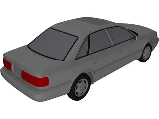 Audi 100 V8 (1993) 3D Model