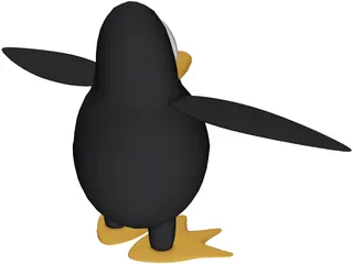 Linux Penguin 3D Model