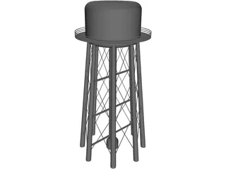 Water Tower 3D Model