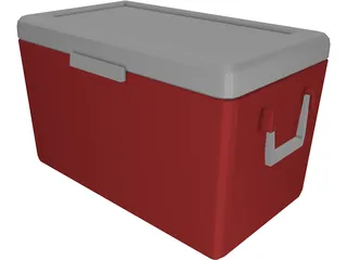 Picnic Cooler 3D Model