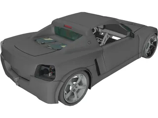 Opel Speedster 3D Model