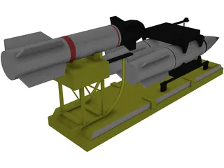 Missile 3D Model