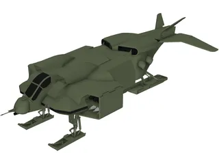 UD 1L Drop Ship 3D Model