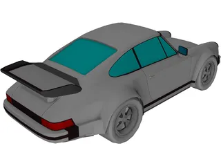 Porsche 911 Turbo (1977) 3D Model