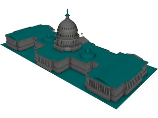 US Capitol Building 3D Model