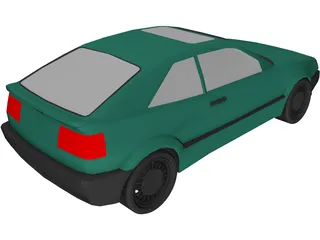 Volkswagon Corrado 3D Model