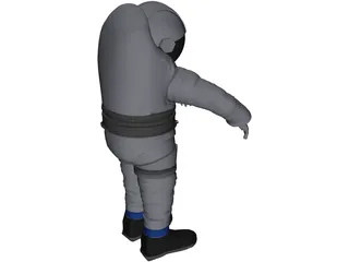 Space Suit 3D Model