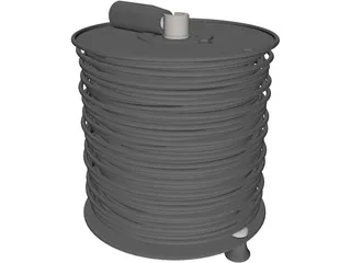 Fiber Optic Cable 3D Model