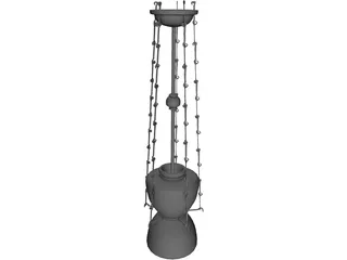 Turkish Hanging Lamp 3D Model