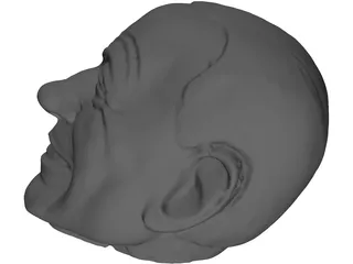 testa di Berlusconi Head 3D Model