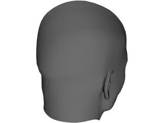 Man Head 3D Model