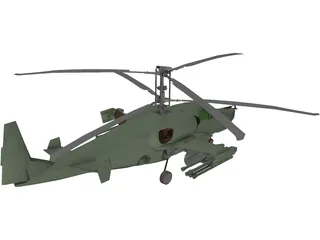 Kamov Ka-50 3D Model