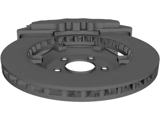 Brembo Brake 3D Model